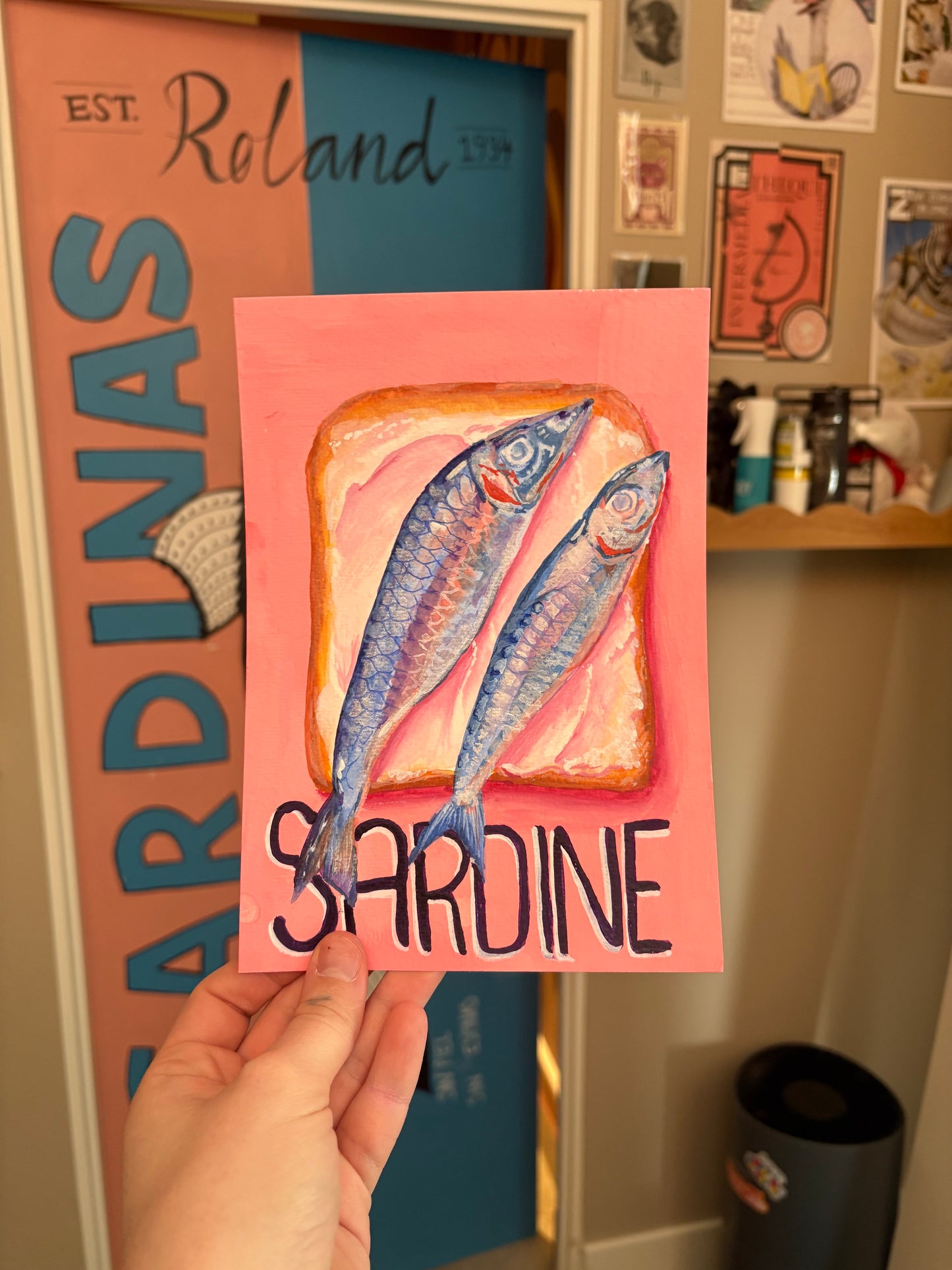 Original Sardine Painting 1 of 1